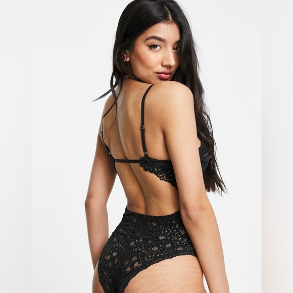 Gilly Hicks- Black Lace Bodysuit - Picture 4 of 7